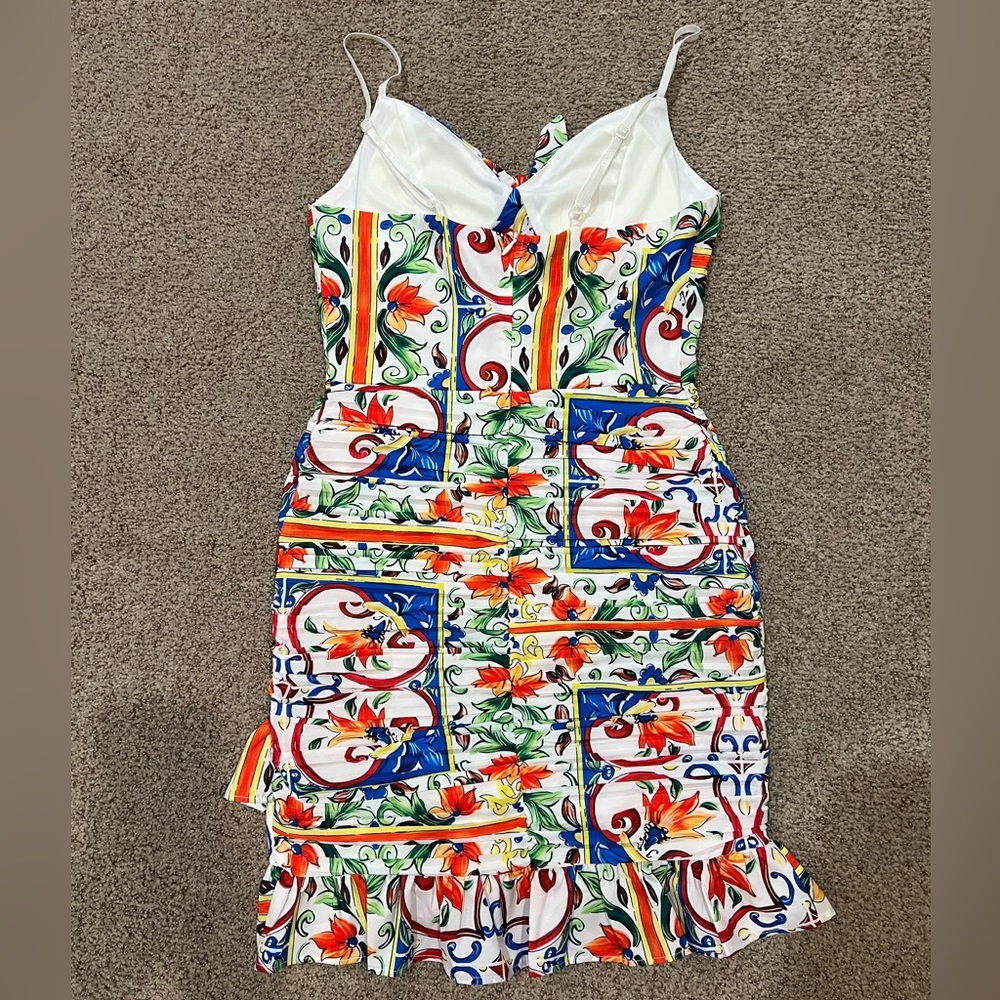 REVOLVE Multicolor Patterned Mini Dress - Picture 5 of 6